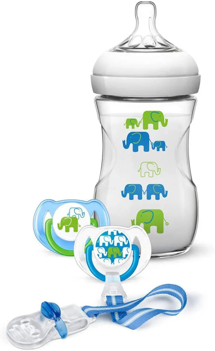 Avent Natural Feeding Bottle Green Set Philips Avent Yallatoys