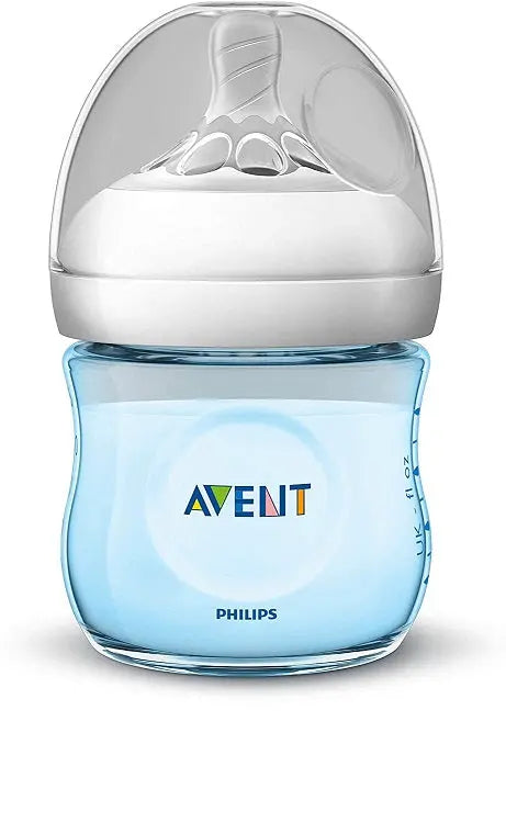 Avent Natural Baby bottle 125ml Blue Plastic Yallamomz Yallatoys