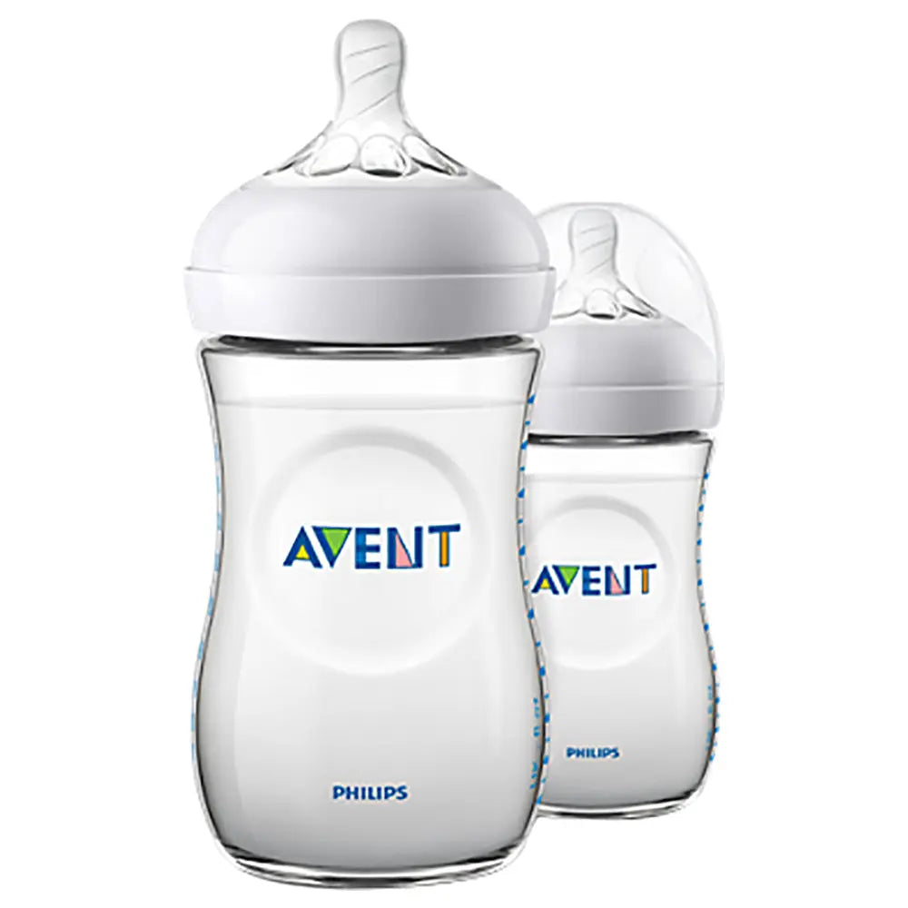 Avent Natural Baby bottle 260ml 2pcs Set Plastic Philips Avent Yallatoys