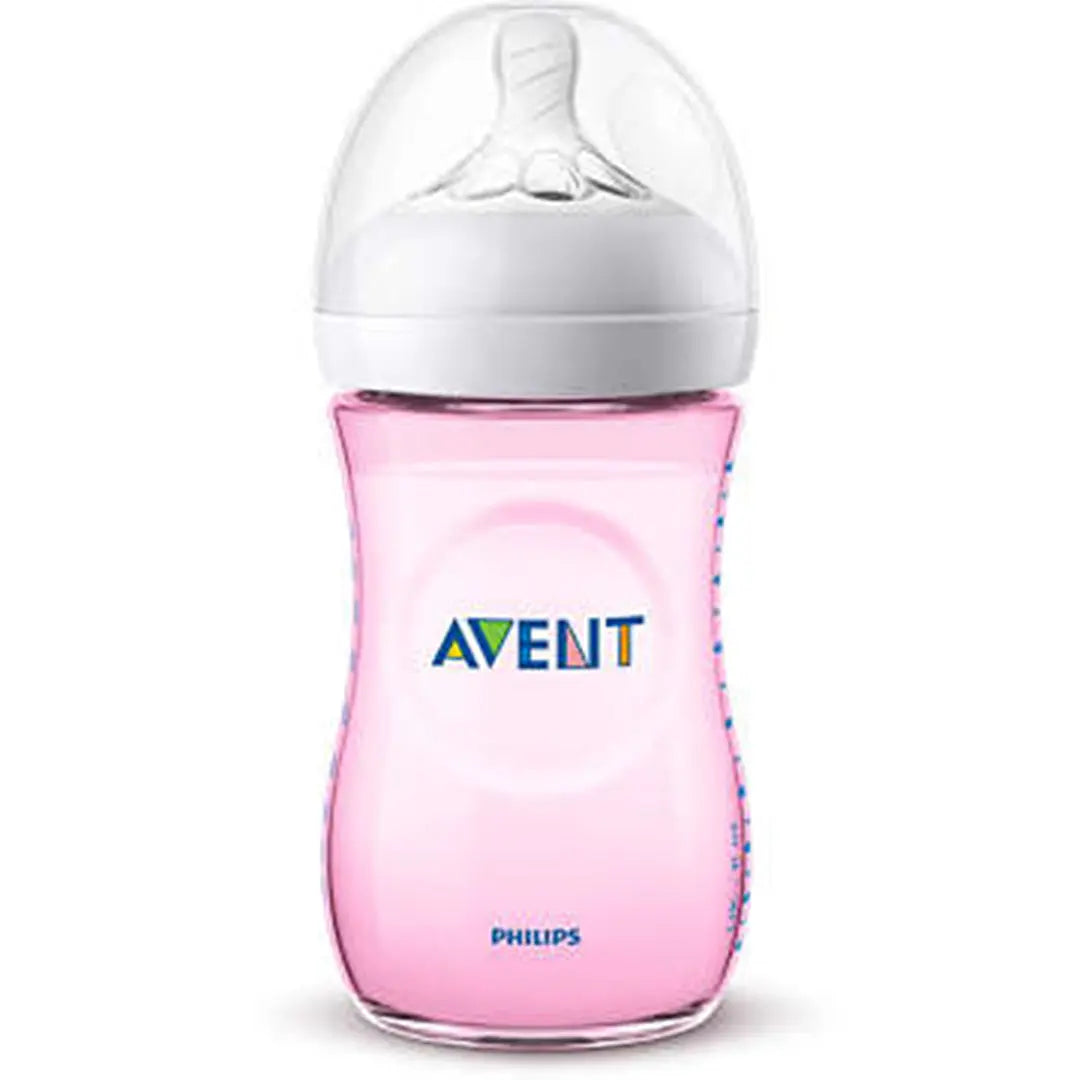 Avent Natural Baby bottle 260ml Pink Plastic Philips Avent Yallatoys