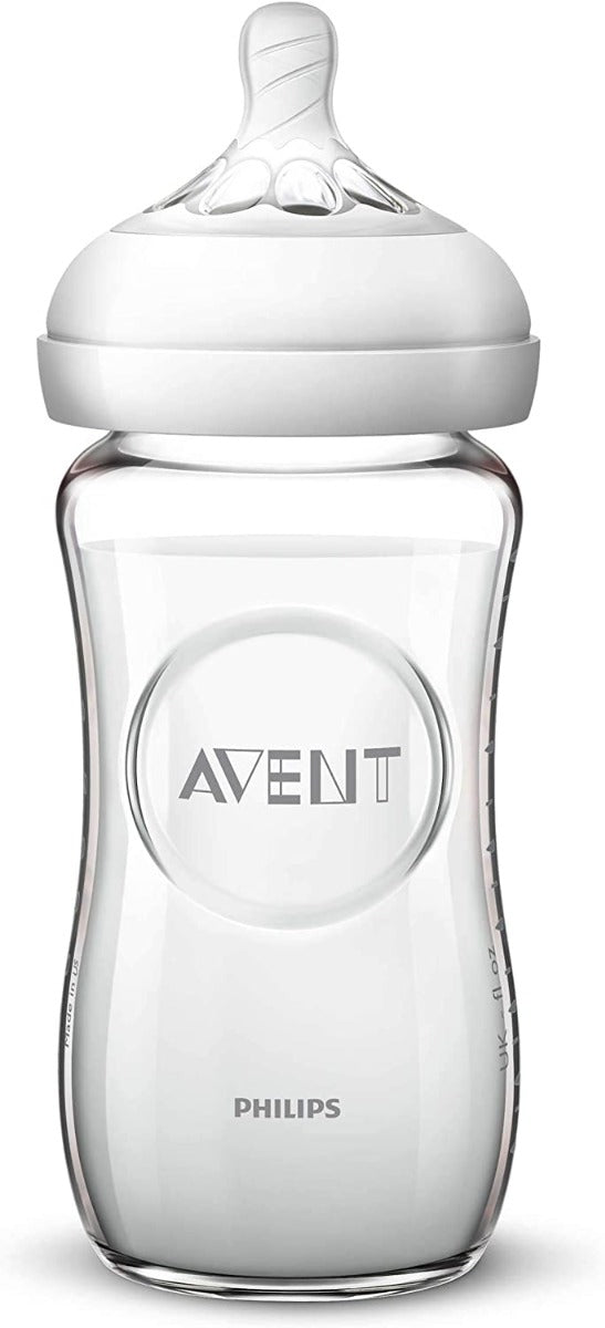 Buy Avent Natural Baby bottle 240ml Glass | Yallatoys.com