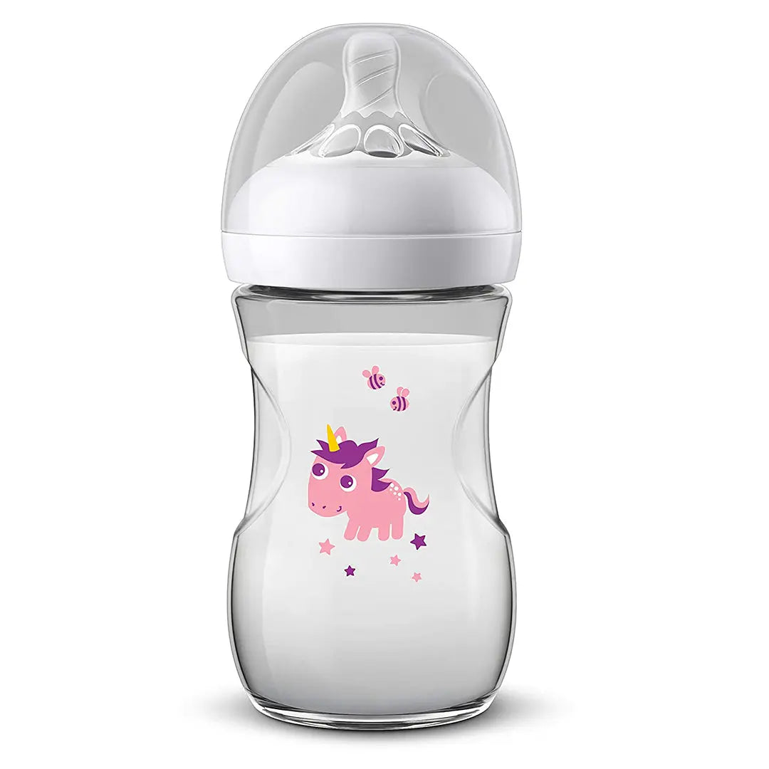 Avent Natural Baby bottle 260ml Unicorn Plastic Philips Avent Yallatoys