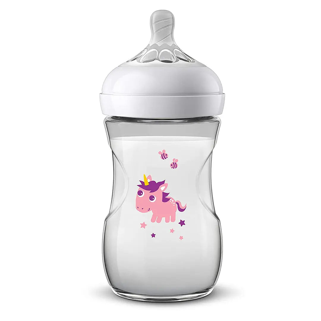 Avent Natural Baby bottle 260ml Unicorn Plastic Philips Avent Yallatoys
