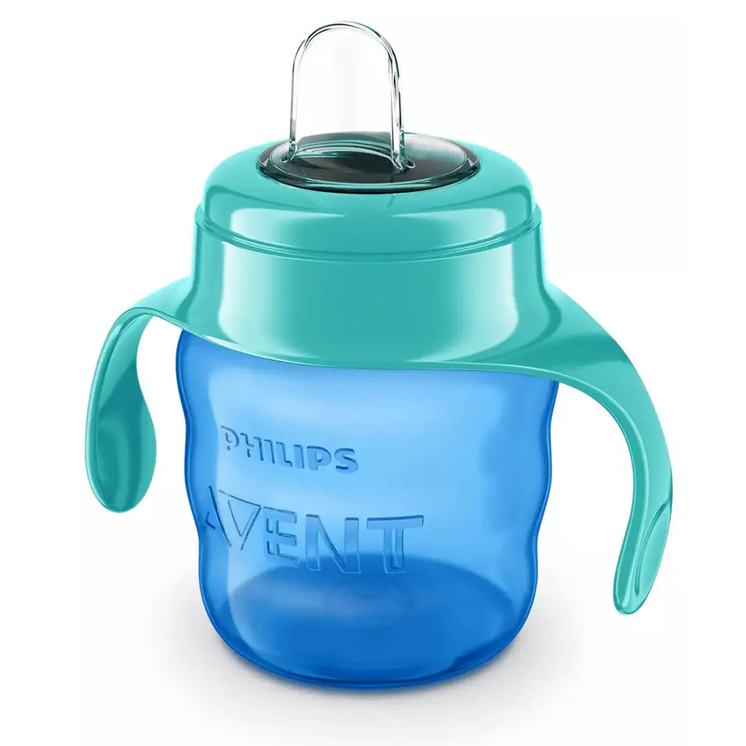 Avent Spout Cup Classic Training 200ml Blue Green Plastic Philips Avent Yallatoys