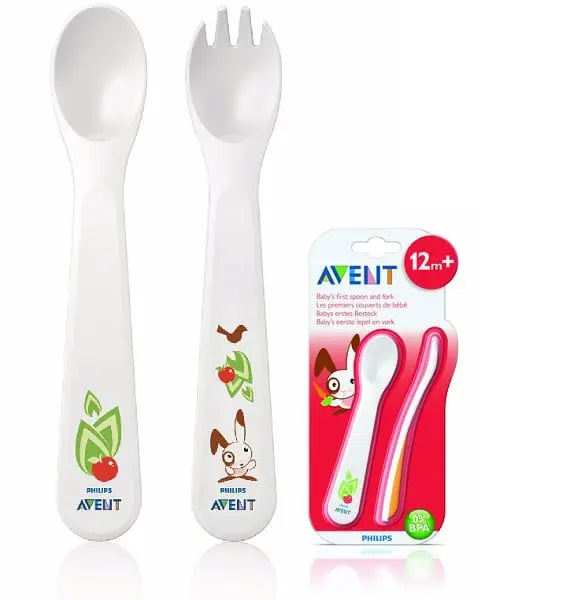 Avent Toddler Fork and Spoon Yallamomz Yallatoys