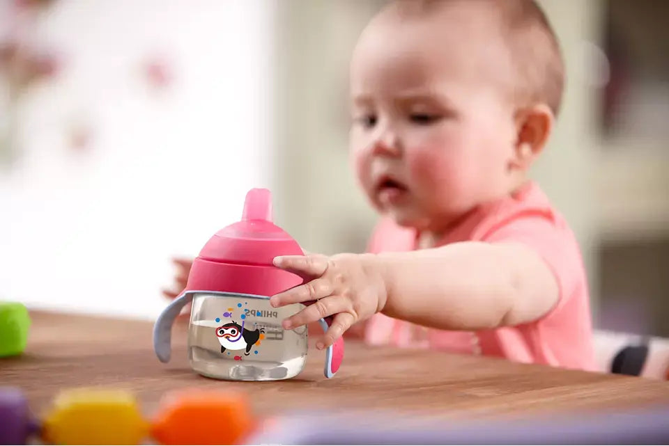 Avent Premium Spout Cup Trainer 200ml Pink Plastic Yallamomz Yallatoys