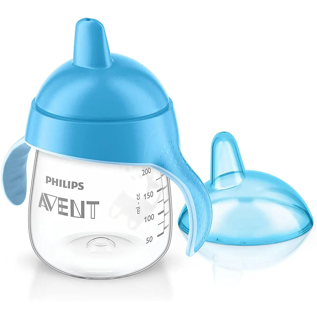 Avent Premium Spout Training Cup 260ml Blue Plastic Yallamomz Yallatoys