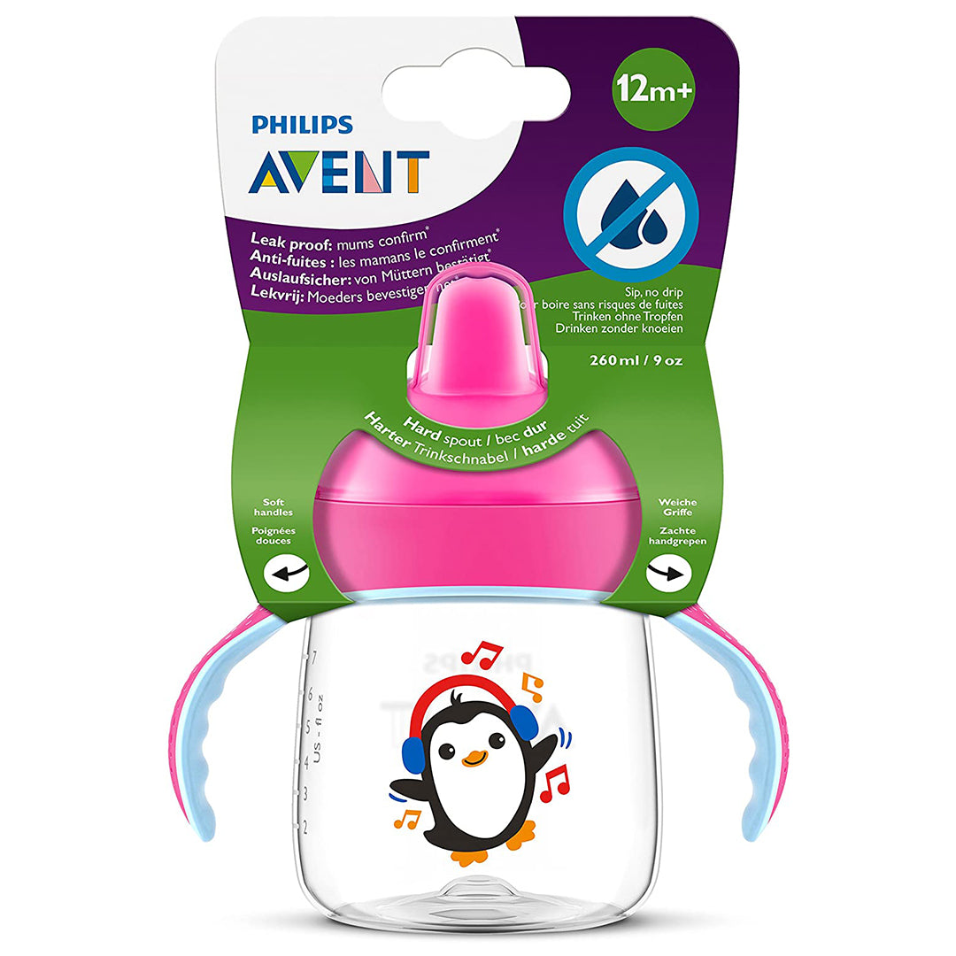 Buy Avent Premium Spout Training Cup 260ml Pink Plastic | Yallatoys.com