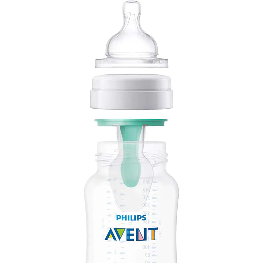 Avent Anticolic Plastic Bottle With Airfree Vent 260ml Philips Avent Yallatoys