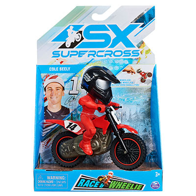 Buy Supercross 1:18 scale Race & Wheelie Feature Motorcycle (Sold Separately Subject to Availability) | Yallatoys.com