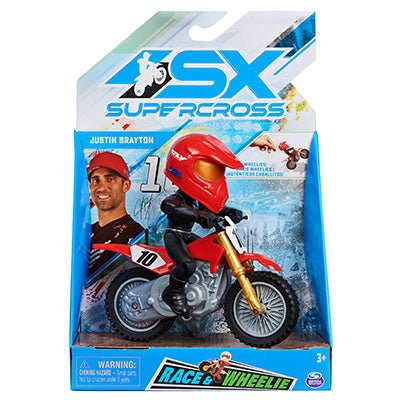 Buy Supercross 1:18 scale Race & Wheelie Feature Motorcycle (Sold Separately Subject to Availability) | Yallatoys.com