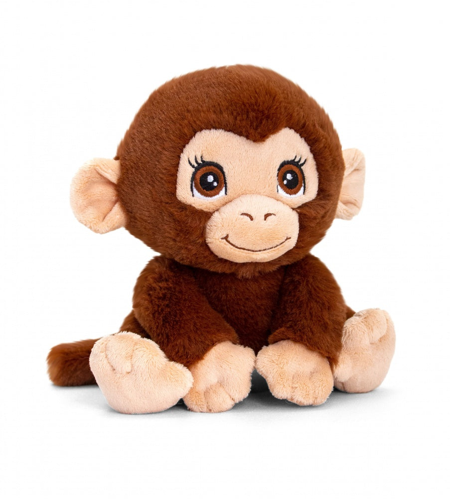 Buy Keel Toys Keeleco Monkey 16cm Adoptable World Eco Plush Soft Toy | Yallatoys.com
