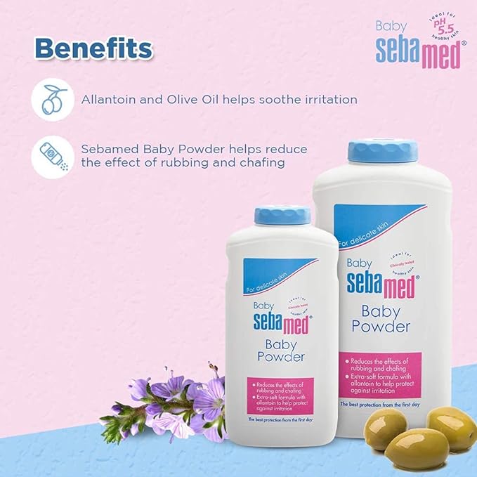 Sebamed Baby Powder 400gm Sebamed Yallatoys