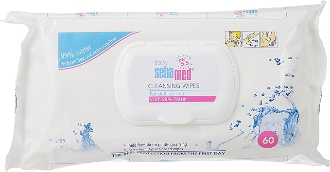 Sebamed Baby Water Wipes 60 Sebamed Yallatoys