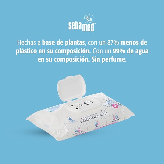 Sebamed Baby Water Wipes 60 Sebamed Yallatoys