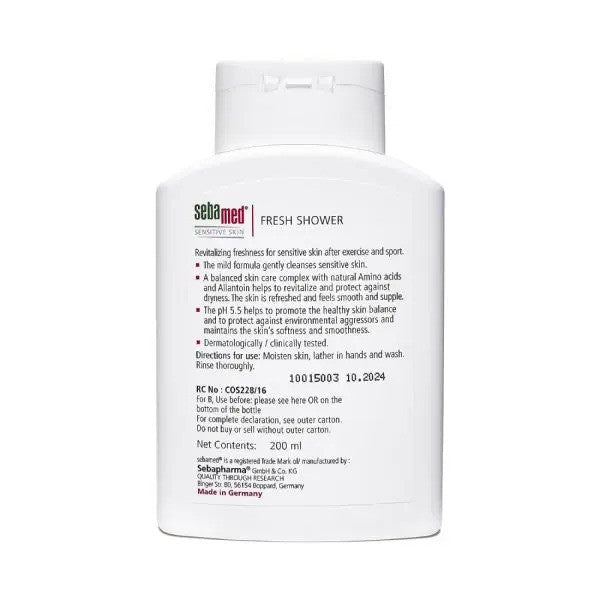 Sebamed Fresh Shower Gel 200ml Sebamed Yallatoys