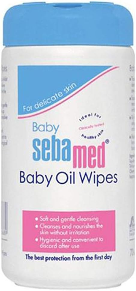 Sebamed Baby Oil Wipes 70 counts Sebamed Yallatoys