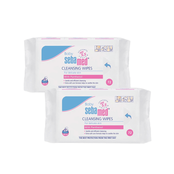 Sebamed Baby Wet Wipes 72pcs Duo 2 Pack Sebamed Yallatoys