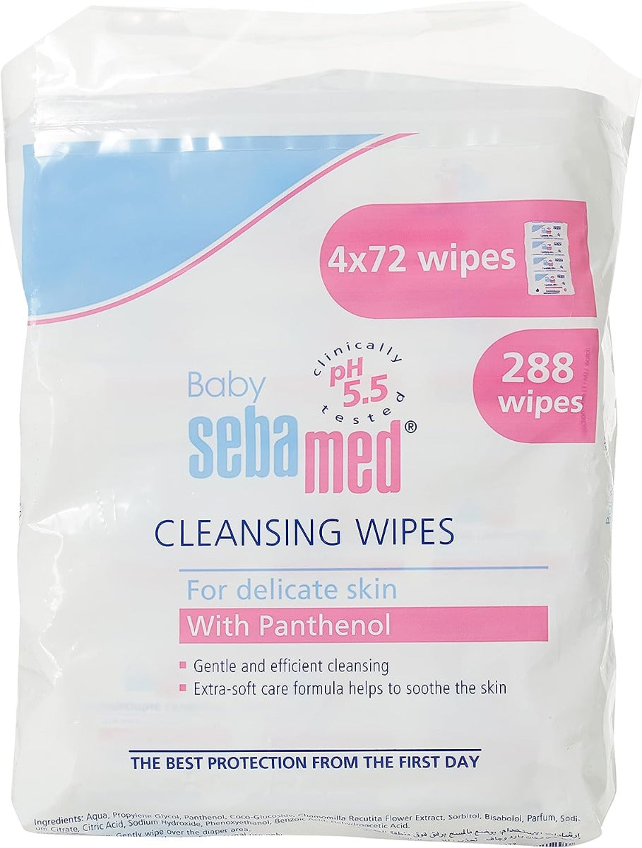 Sebamed Baby Wet Wipes 72pcs 4 Pack Sebamed Yallatoys