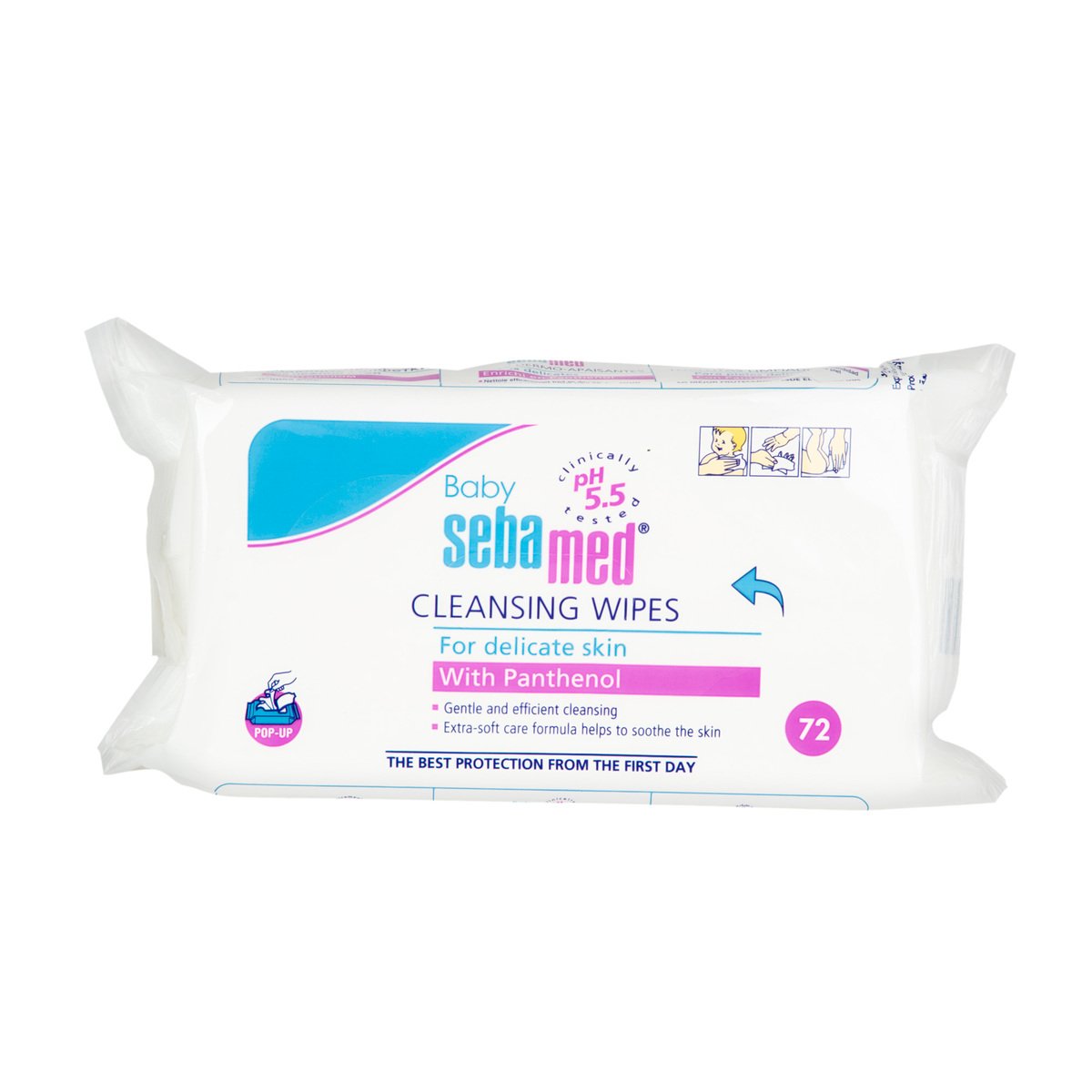 Sebamed Baby Cleansing Wipes 72pcs Pack Sebamed Yallatoys