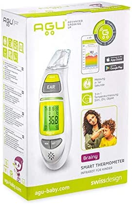 Agu Baby Smart Infrared Thermometer Green White Agu Baby Yallatoys