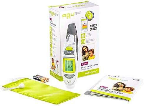 Agu Baby Smart Infrared Thermometer Green White Agu Baby Yallatoys