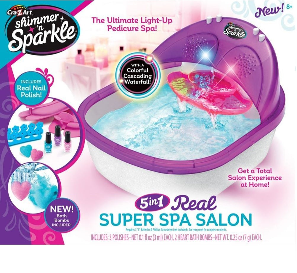 Buy Shimmer N Sparkle 5 in 1 The Real Super Spa Salon | Yallatoys.com