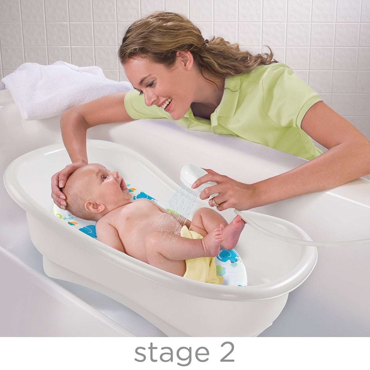 Summer Infant Newborn To Toddler Bath Center & Shower Blue Summer Infant Yallatoys