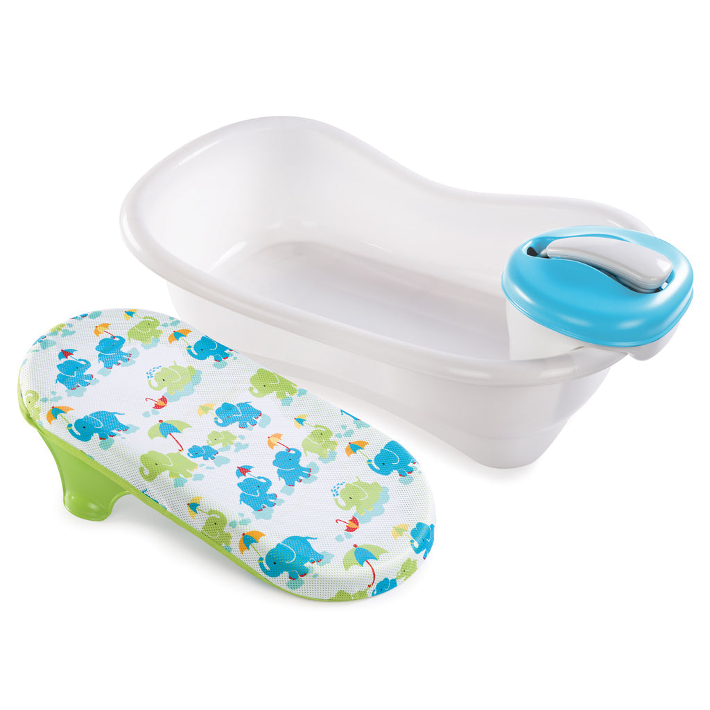 Summer Infant Newborn To Toddler Bath Center & Shower Blue Summer Infant Yallatoys