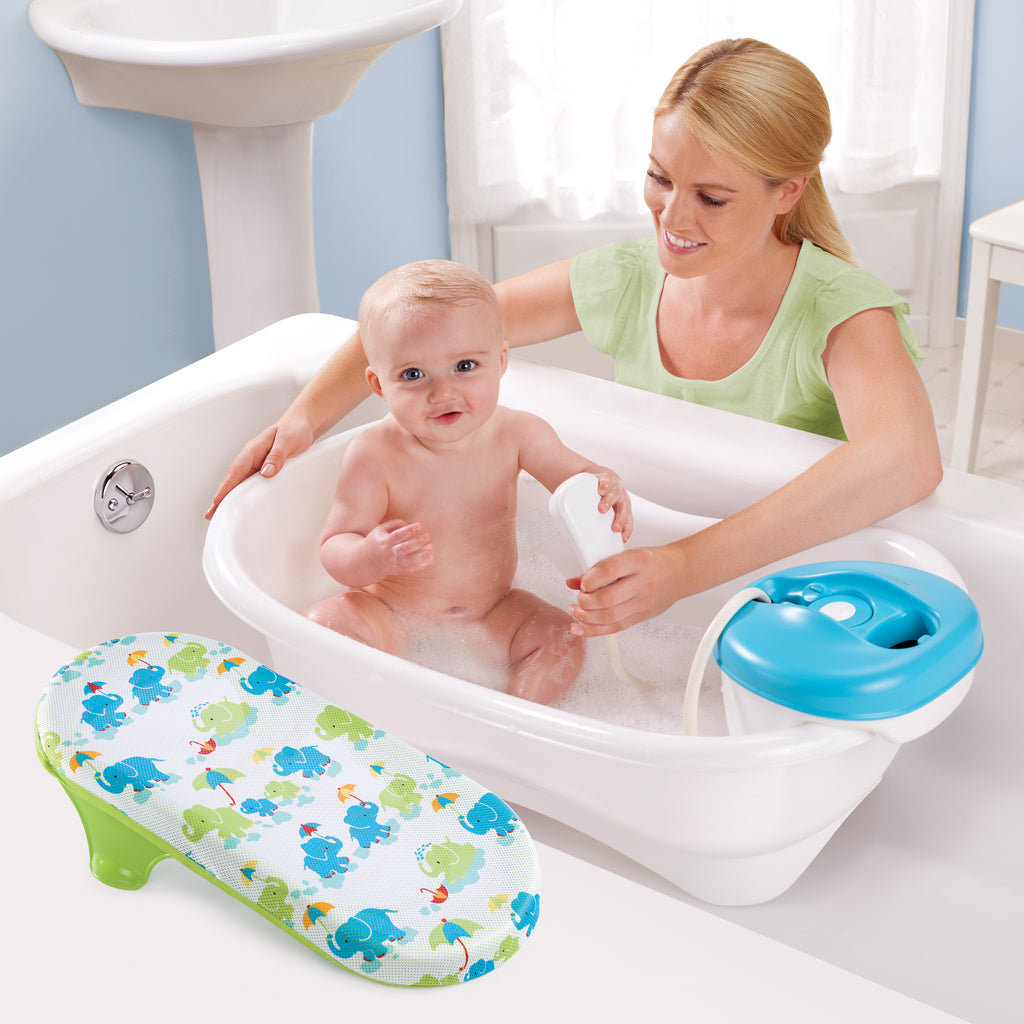 Summer Infant Newborn To Toddler Bath Center & Shower Blue Summer Infant Yallatoys