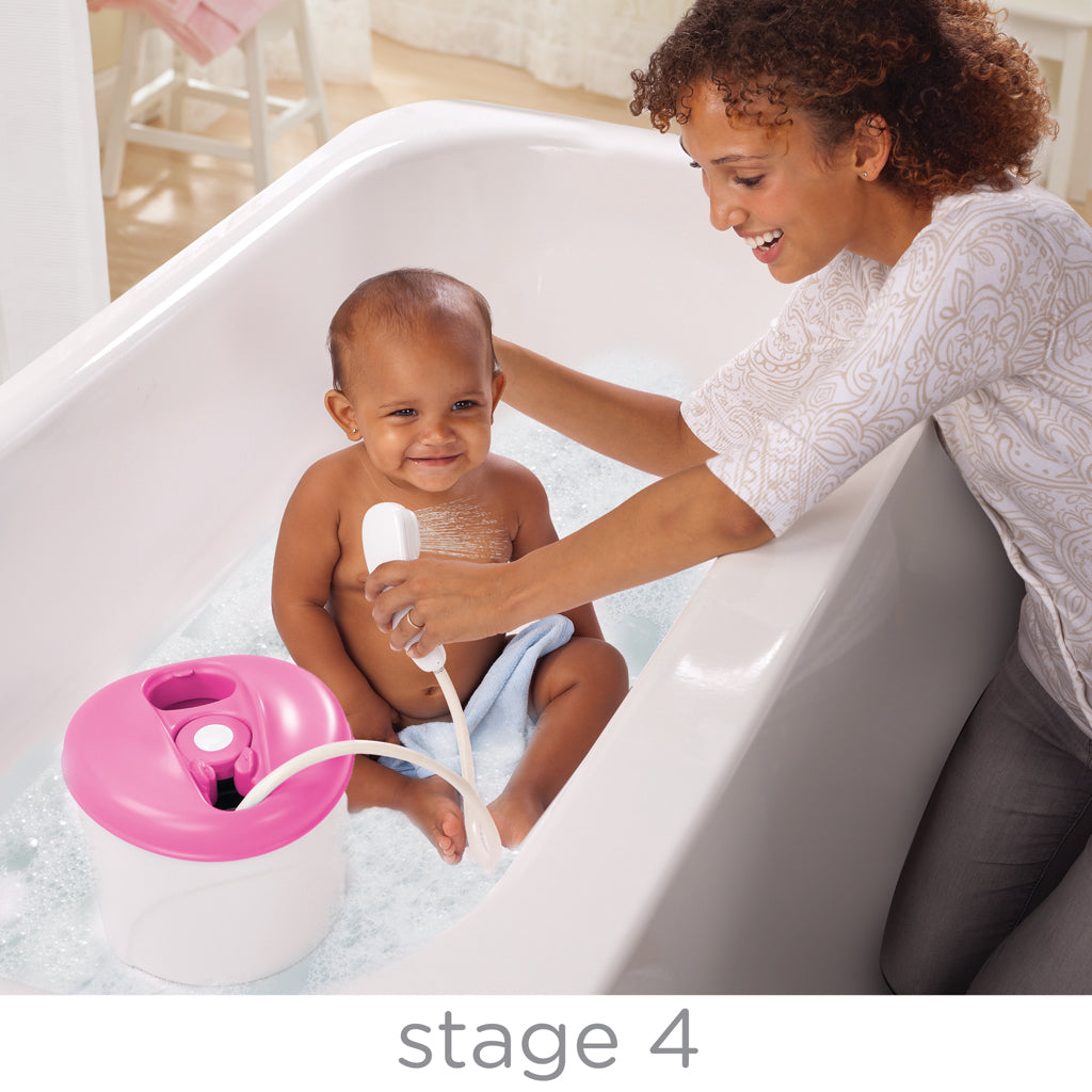 Summer Infant Newborn To Toddler Bath Center & Shower Pink Summer Infant Yallatoys
