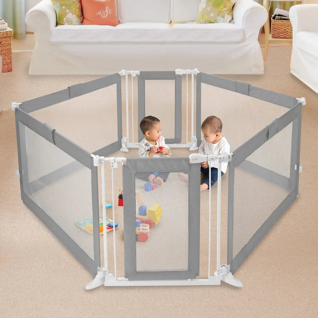 Summer Infant Custom Fit Walk Thru Gate Grey Summer Infant Yallatoys