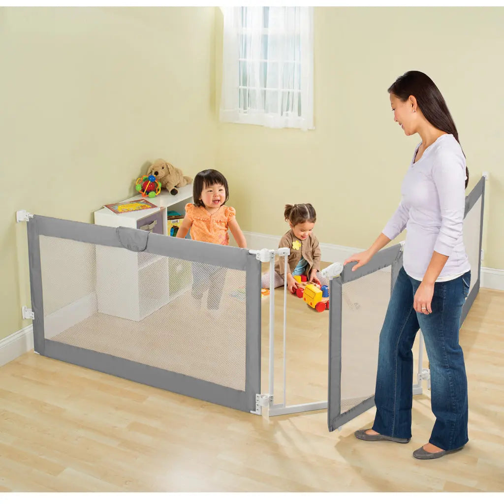 Summer Infant Custom Fit Walk Thru Gate Grey Summer Infant Yallatoys
