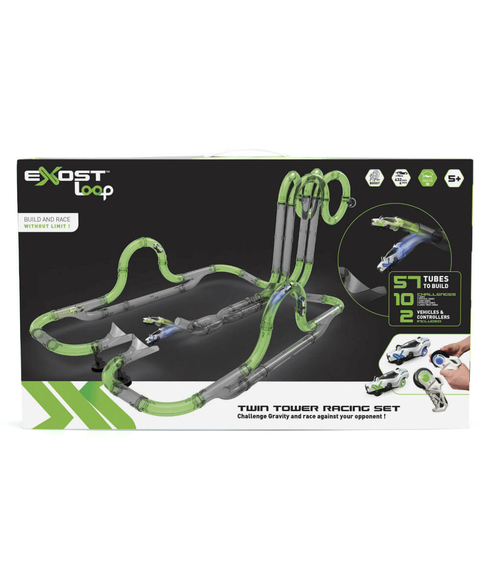 Buy Silverlit Exost Loop Twin Tower Racing Set | Yallatoys.com