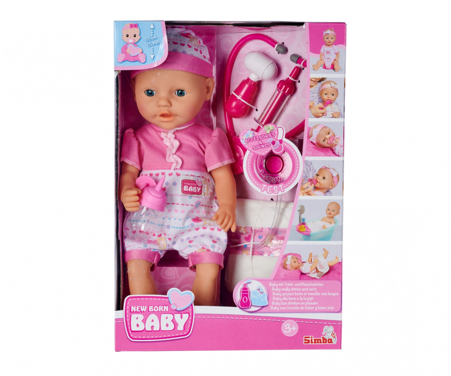 Buy Simba New Born Baby Baby with Doctor Accessories | Yallatoys.com