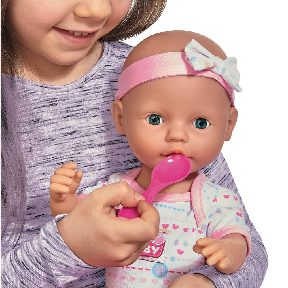 Buy Simba New Born Baby Doll Playset with Pink Accessories | Yallatoys.com