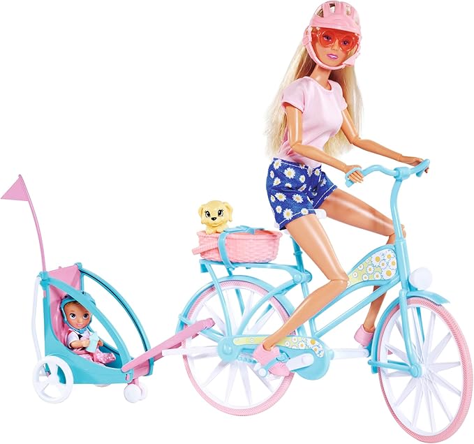 Buy Steffi Love Bike Trailer Doll | Yallatoys.com