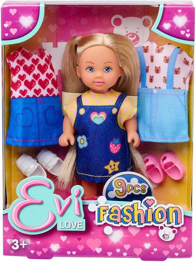 Buy Simba Evi Love Fashion Doll Wearing  Cute Denim Dress | Yallatoys.com
