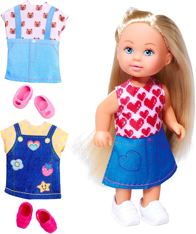 Buy Simba Evi Love Fashion Doll Wearing  Cute Denim Dress | Yallatoys.com