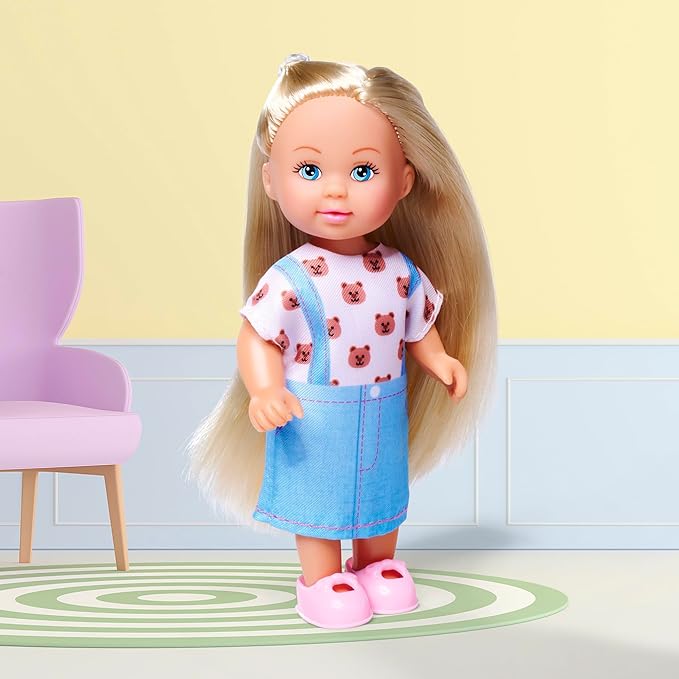 Buy Simba Evi Love Fashion Doll Wearing  Cute Denim Dress | Yallatoys.com