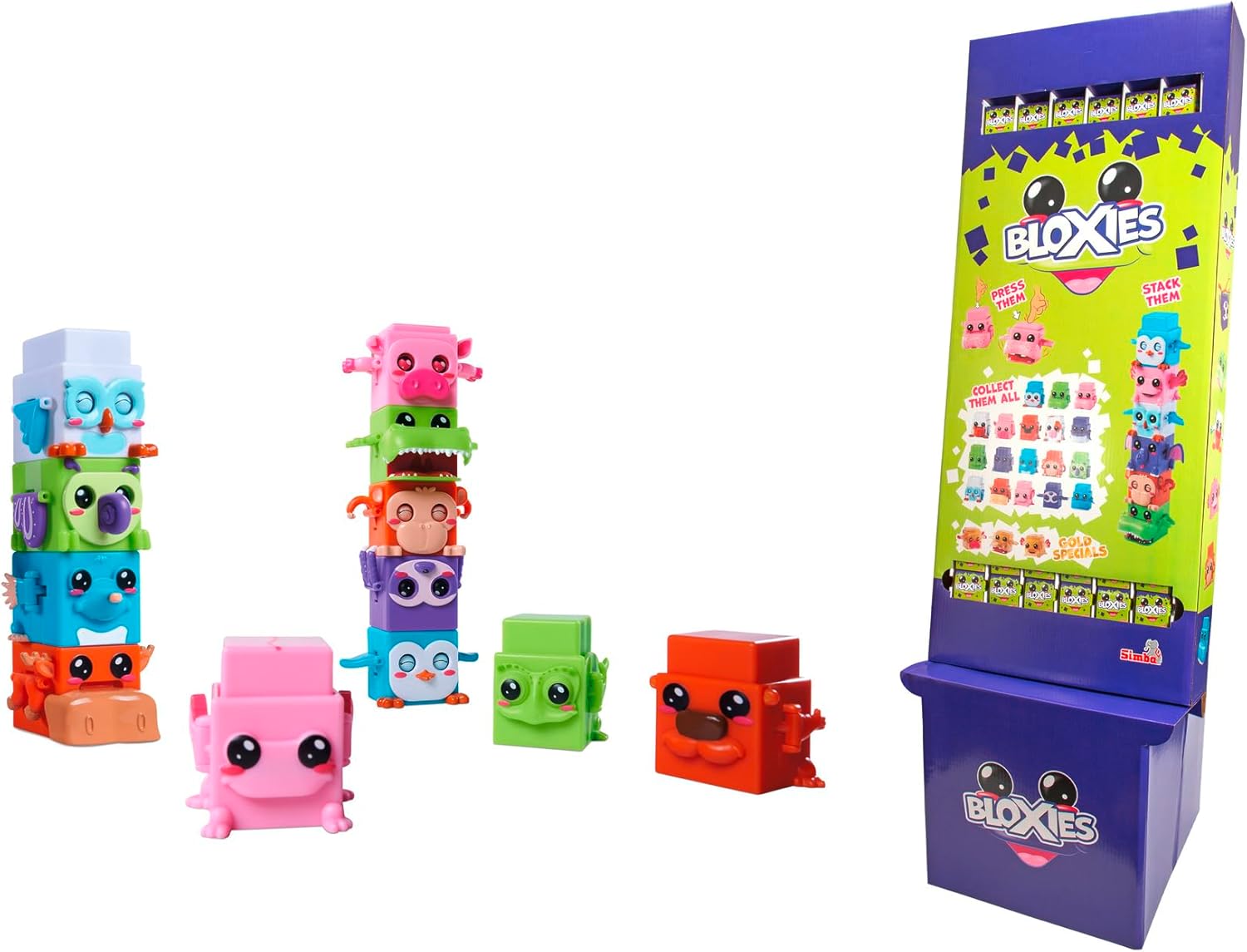 Buy Simba Floor Display Bloxies Figurines 96pcs | Yallatoys.com