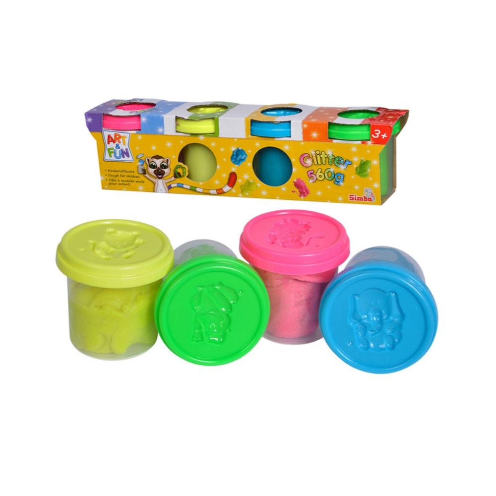 Buy Art & Fun Weight 140g Soft Dough In 4 Colors | Yallatoys.com