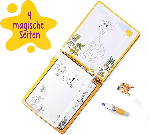 Buy Art & Fun Water Pen Safari Coloring Book | Yallatoys.com