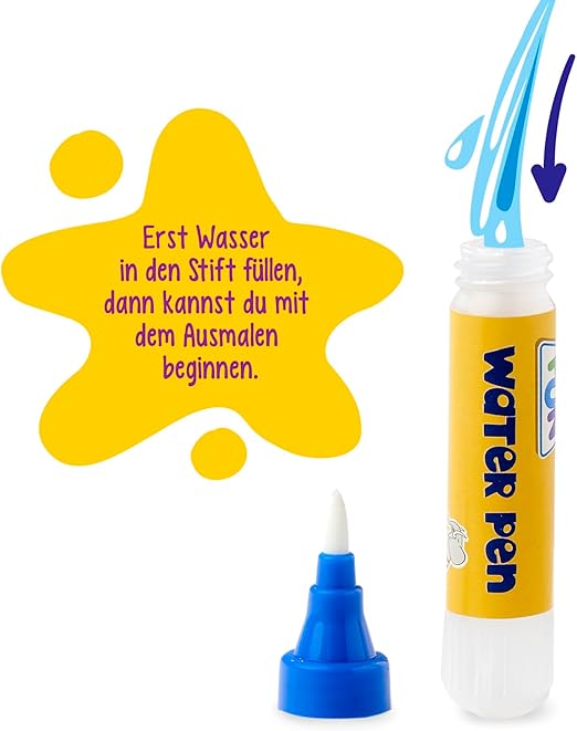 Buy Art & Fun Water Pen Safari Coloring Book | Yallatoys.com