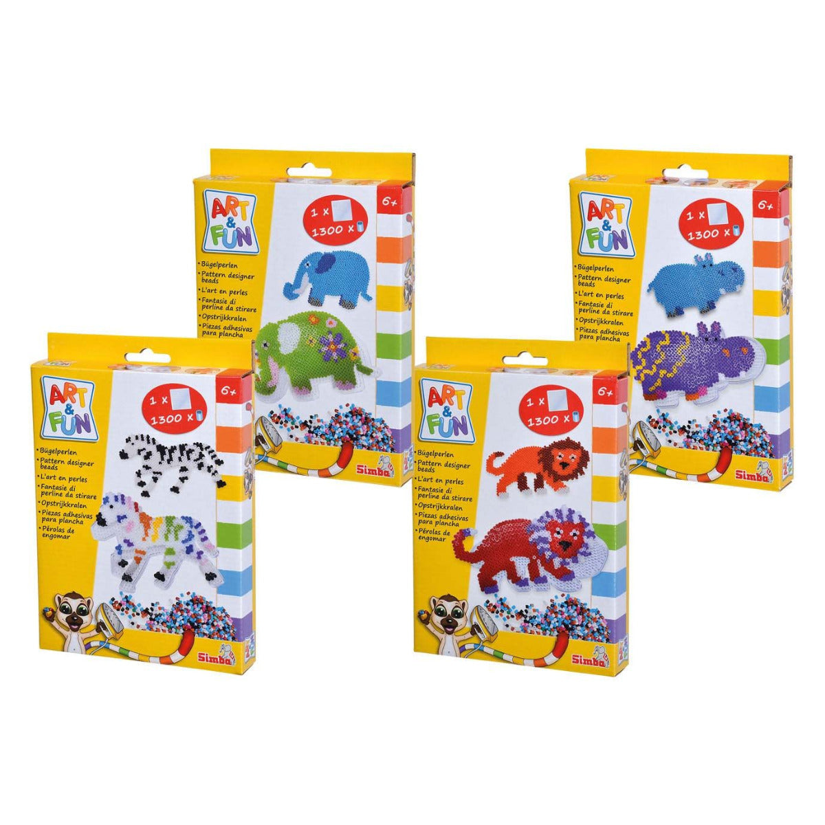 Buy Art & Fun Ironing Beads Animals (Sold Separately Subject To Availability) | Yallatoys.com