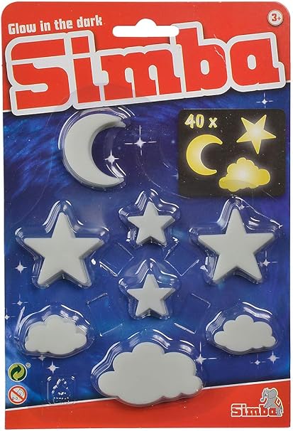 Buy Simba Toys Glow In Dark Moon Stars Clouds Blue | Yallatoys.com