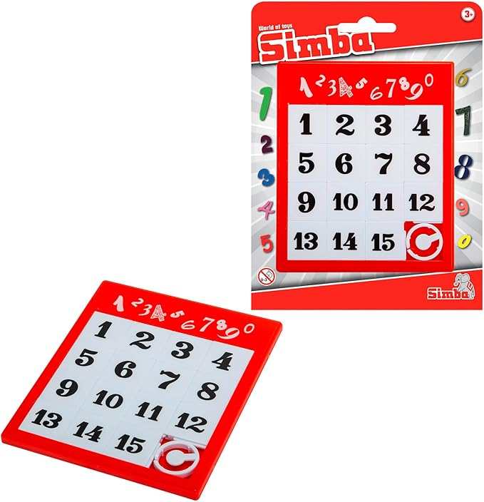 Buy Simba Sliding Puzzle Numbers | Yallatoys.com