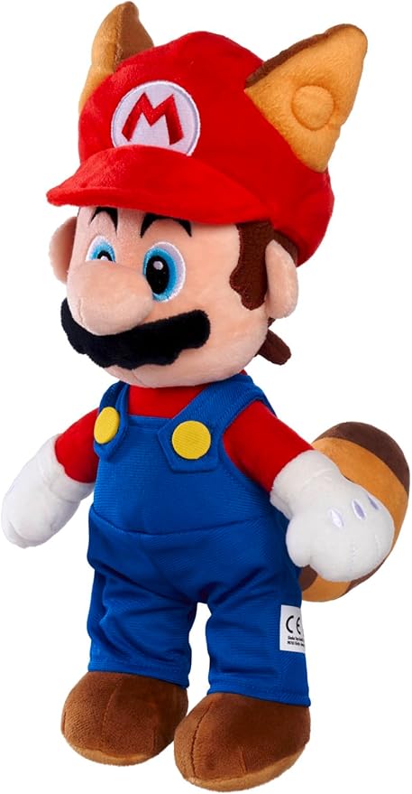 Buy Simba Super Mario Plush Toy Racoon Mario 30 cm | Yallatoys.com