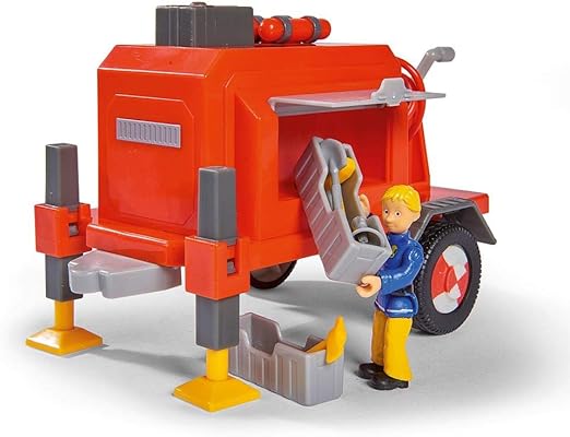 Buy Simba Toys Fireman Sam Trailer Vehicle With 1 Figurine | Yallatoys.com