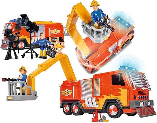 Buy Simba Toys Fireman Sam Hollywood Jupiter Vehicle With 1 Figurine | Yallatoys.com